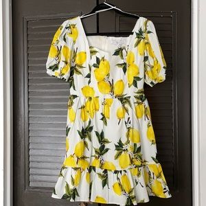 When life gives u lemons, buy a lemon print dress!